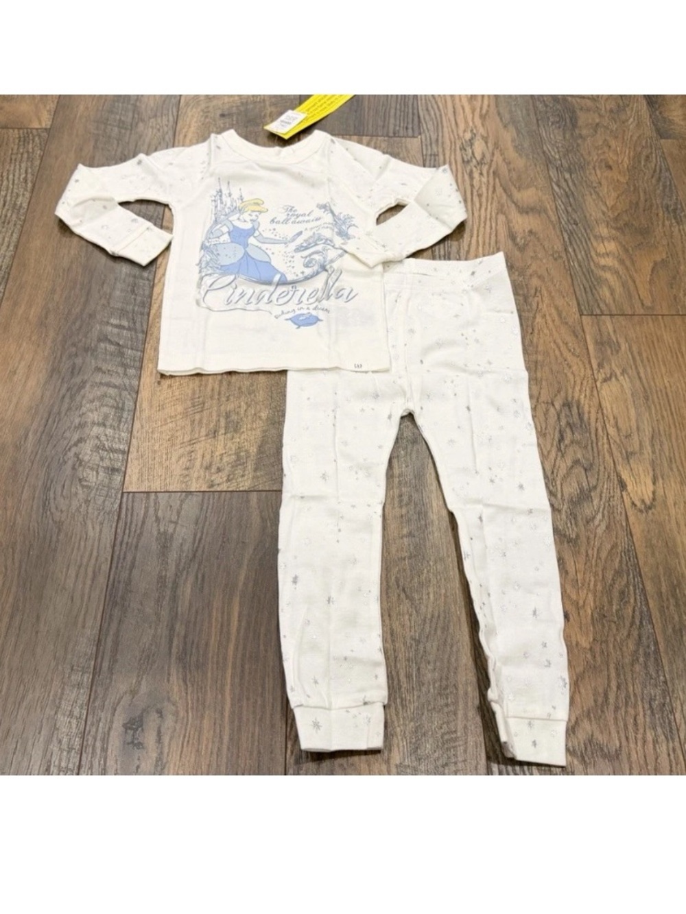 Gap Toddler Girls Pajamas Disney Princess Cinderella, Blue White, Size 2T, NEW - Picture 2 of 8